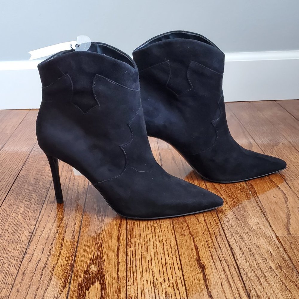 Mango Suede Lather Ankle Boots